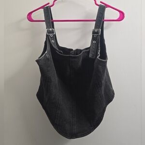 Wild Fable Charcoal Denim Top